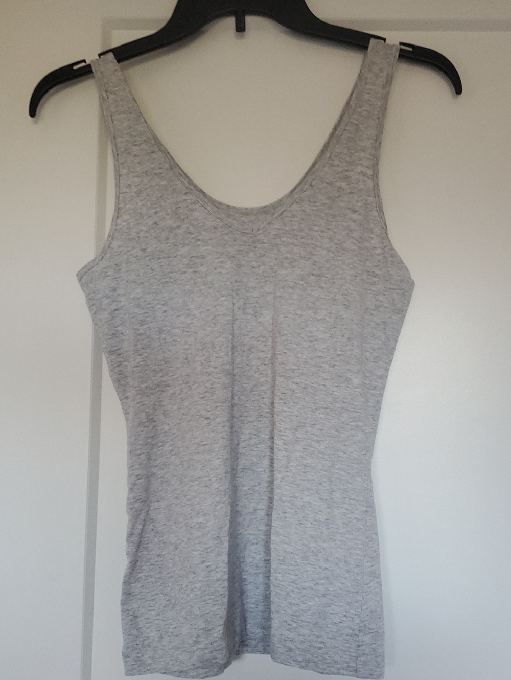 Women’s Grey Tank Top – Classic V-Neck